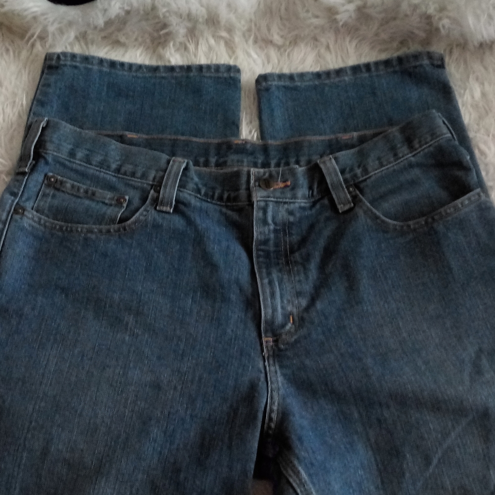 Carhartt Straight Leg Relaxed Fit Jeans Size 36 X 32 - Picture 6 of 8